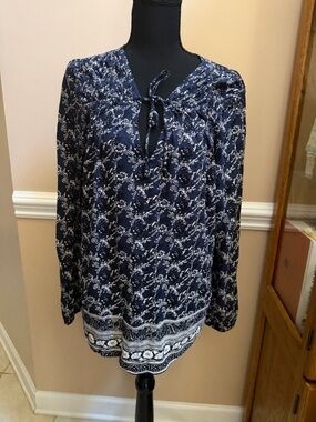 Lucky Brand Floral Blouse